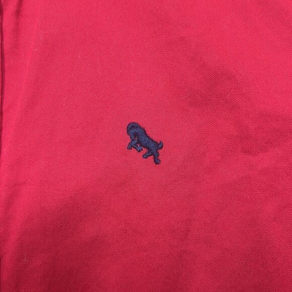 HNM Red Long Sleeve Button Up. Size 7 - Picture 5 of 5